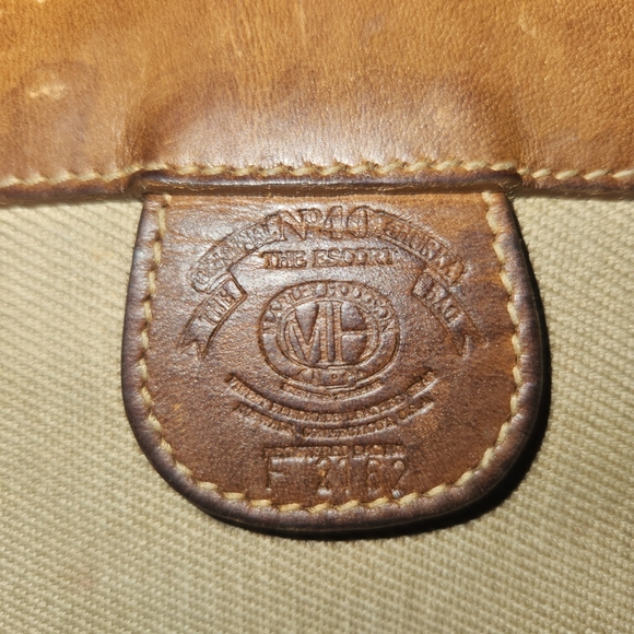 Ghurka Vintage Brown and Tan Crossbody Bag No. 40 The Escort - Picture 2 of 4